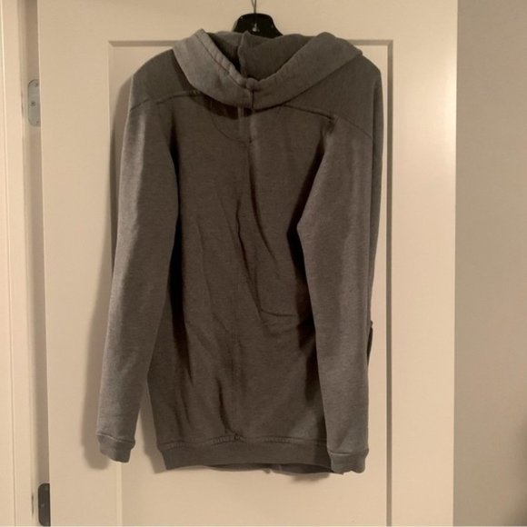 Aritzia Wilfred Roussea Zip Up Cardigan Sweater Medium Grey - Picture 7 of 12